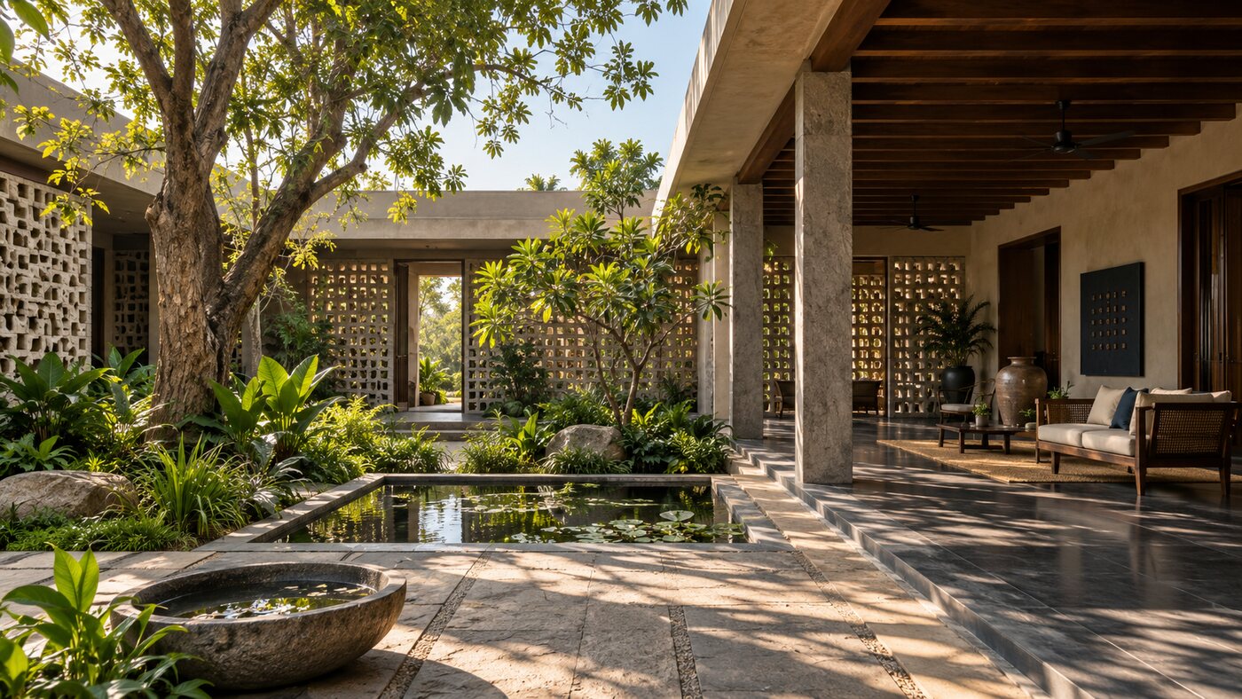 Designing High-End Homes for India’s Hot Climate — StructureTooBIG editorial cover