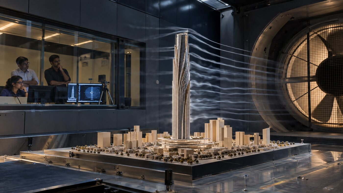 How Engineers Design Towers for Wind — StructureTooBIG editorial cover